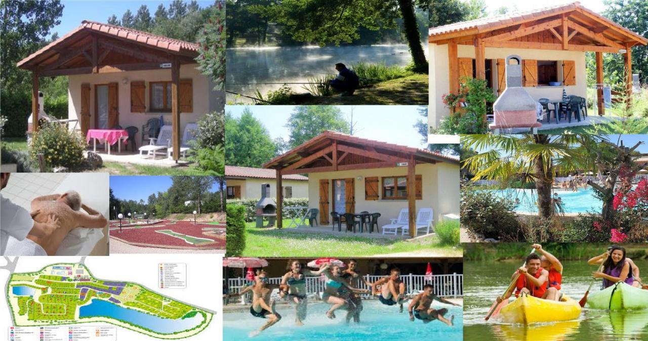 Camping Les Lacs De Courtes Hotell Estang Exteriör bild